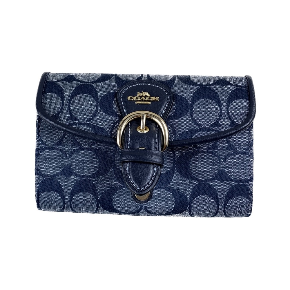 Kleo Wallet In Signature Chambray -NWT